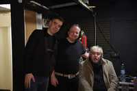 Backstage con Dado e Maurizio Mattioli